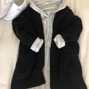 BDG urban outfitters black long cardigan